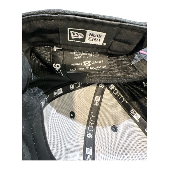 Utah Utes Men Black/Red Baseball New Era 9Forty Cap with Logo - Picture 6 of 6